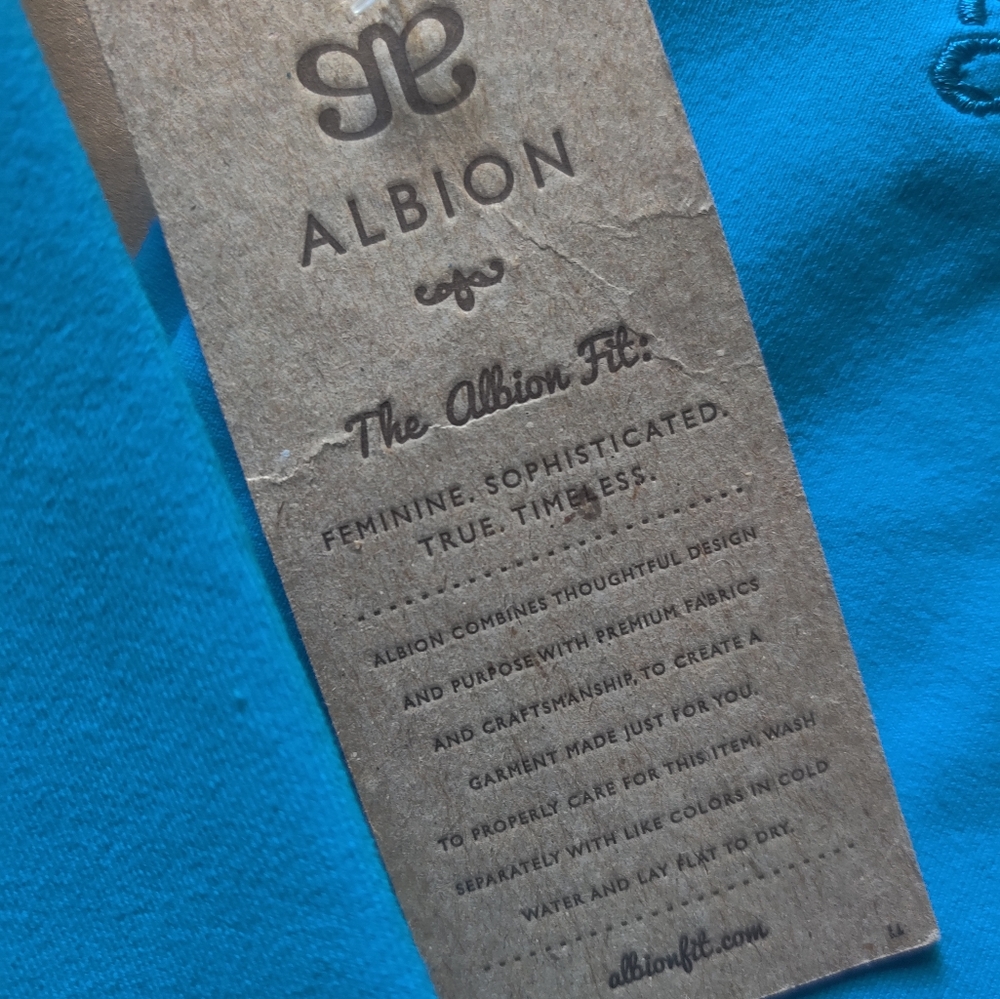🆕 Albion cobalt blue Athleisure active fit Knee high Capri yoga Leggings_XS - Picture 7 of 10
